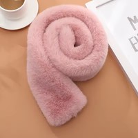 Écharpe d'extérieur en imitation fourrure de vison pour femmes, chaude et douce, à la mode pour l'hiver, vente en gros