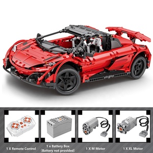 Reobrix 11002 APP Télécommande 675 LT Red Spider Sports Car Model Assembly DIY Plastic Brick Toys Building Block Sets - Product Image 2