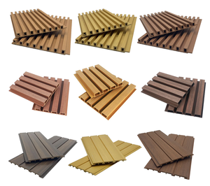 Toptan banyo su geçirmez ısı geçirmez PVC bölme duvar panelleri WPC 3D vinil kurulu oda bölücü duvarlar - Product Image 1