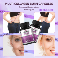 Capsules amincissantes OEM Burn avec formule au collagène pour blanchir la peau, les cheveux et les ongles