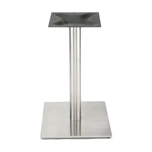 Console de aço inoxidável para mesa de jantar, novo design de venda, pernas de metal