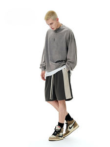 <span class=keywords><strong>กางเกง</strong></span>ขาสั้นผู้ชายแบบลำลองสำหรับฤดูใบไม้ผลิ/ฤดูร้อน2025<span class=keywords><strong>กางเกง</strong></span>เอวกลางแบบอเมริกันแบบถัก<span class=keywords><strong>กางเกง</strong></span>ขาสั้นสีตัดกัน - Product Image 4