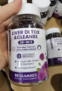 วิตามินกัมมี่ดีท็อกซ์บำรุงตับสูตรเข้มข้น 28-in-1 ผสมมิลค์ธิสเซิลและแอปเปิ้ลไซเดอร์วีนีการ์ สำหรับผู้ใหญ่ ช่วยฟื้นฟูระบบทางเดินอาหารและสุขภาพทั่วไป - Product Image 4