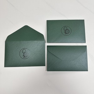 Sobres de Papel Verde Oscuro Personalizados, Tarjetas de Felicitación con Sobre, Embalaje para Invitaciones - Product Image 2