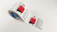 Autocollant d'étiquette de bouteille de shampooing imperméable à l'eau avec logo d'étiquette de produit chimique quotidien personnalisé