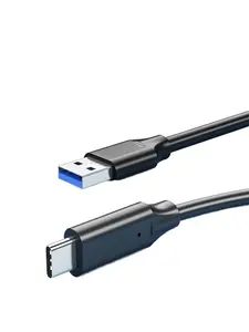 Kabel Data USB tipe-c 0.5M untuk ponsel, kabel Data USB tipe-c pengisian daya Cepat USB-C