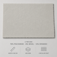Nylon 66 Spandex Tissu coupe libre double face coton haut de gamme Premium 4 voies extensible évacuant l'humidité les vêtements