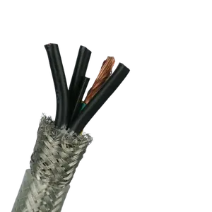Transparent Double Sheath Control PVC Cable Copper Bare Electromagnetic Shielding Anti-Interference UV Resistant Outdoor Use