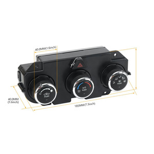 Panel de Control de Aire Acondicionado para Dodge Ram 68268190AA 185mm Para Modelos 2014-2018 - Product Image 1
