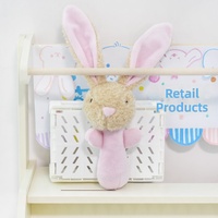 Juguete de Peluche para Perro con Sonido, Conejo y Elefante, Sonido BB, Compañero para Cachorros, Limpieza de Dientes Interactiva, 2 Diseños, 30g