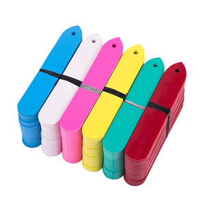 Étiquettes de plantes de jardin en plastique, 6 couleurs, 4 pouces, marqueurs de pépinière durables pour plantes en pot - Product Image 5