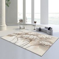Usine vente rose fleur image tapis modernes couverture de sol tapis mince intérieur antidérapant tapis impression tapis salon chambre tapis