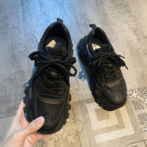 Baskets tendance pour femme à lacets, en maille respirante, séchage rapide, pour la marche et la course, toutes saisons - Product Image 1