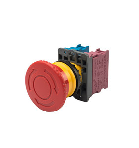 Botón pulsador de parada de emergencia con cabezal de hongo de 22 mm, interruptor de reinicio, categoría de producto - Product Image 2