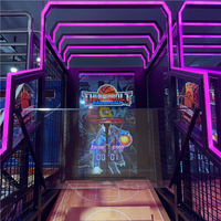 Machine d'arcade de basket-ball LCD pour aire de jeux intérieure, équipement de jeu vidéo commercial de tir au basket pour aire de jeux intérieure - Prix
