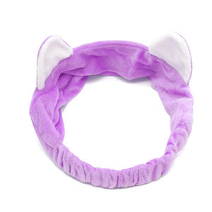 <span class=keywords><strong>2022</strong></span> Yiwu Venta caliente lindo gatito orejas de gato diademas mujeres niñas lavado cara maquillaje encantador Spa diadema Mujer - Product Image 2