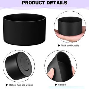 Food Grade Silicone Bumper Boot <b>Bottle</b> Sleeve <b>for</b> Stanley <b>for</b> Quencher H2.0 40 oz 30 oz Tumbler Handle - Product Image 3