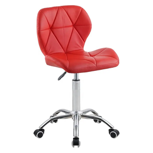 Wholesale Vanity Makeup <b>Chair</b> Pink PU Leather Adjustable Office Furniture <b>Chairs</b> - Product Image 6