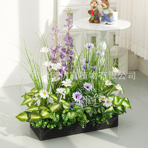 Jardinière de fleurs artificielles Greenway 100-200cm pour décoration intérieure, aménagement de fenêtre, ornement de villa - Product Image 1