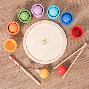 เกมจับคู่สีลูก<span class=keywords><strong>ป</strong></span>ัดไม้รุ้งแบบมอนเตสซอรี่สำหรับเด็กเล็ก ฝึกการ<span class=keywords><strong>ป</strong></span>ระสานมือและตา พัฒนาทักษะการเคลื่อนไหวอย่างละเอียด - Product Image 1