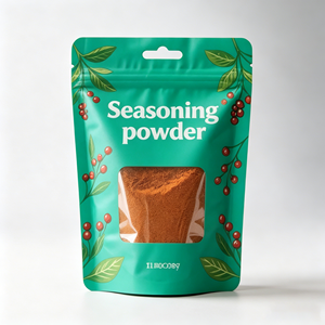 Bolsa de Embalaje de Alimentos para Condimentos, Personalizada con Logotipo, de Alta Calidad, Termosellable, de Plástico y Papel de Aluminio, para Especias en Polvo Seco, Venta al Por Mayor - Product Image 2