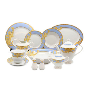 Bộ Đồ Ăn Tối Thiết Kế Tùy Chỉnh Bằng Sứ Tinh Xảo Của Nhà Máy Triều Châu Bộ 75 Món Đồ Ăn Sang Trọng Cho <span class=keywords><strong>8</strong></span> Người - Product Image 1