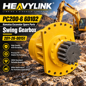 ชุดเกียร์สวิง Komatsu PC200-6 รุ่น 6D102 อะไหล่รถขุด 20Y-26-00151 ชุดลดความเร็วแบบหมุนสำหรับเครื่องจักรก่อสร้าง - Product Image 2