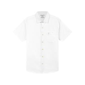 Camisa Oxford ecológica de punto 95% algodón 5% Spandex camisas casuales completas sólido Vietnam todas las estaciones ropa de hombre camisa - Product Image 5