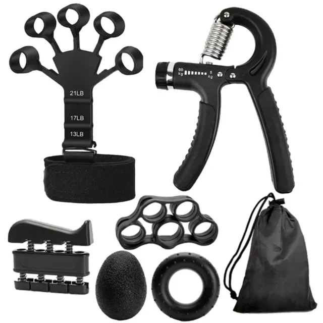 Adjustable 5-60kg Heavy Hand Gripper Fitness Exerciser Grip Wrist Training Finger Strengthener for Patient