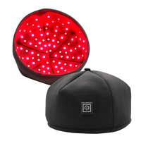 Gorro de Terapia de Luz Roja con 120 LED, 660nm 830nm, Gorro Infrarrojo para Uso Doméstico