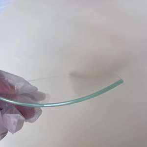 Resistente alle alte temperature 450 gradi di piegatura del calore vetro temperato piccolo raggio arco di vetro camino <span class=keywords><strong>a</strong></span> <span class=keywords><strong>gas</strong></span> anatra forno piegatura vetro - Product Image 5