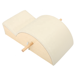 Corrector de columna vertebral ajustable duradero para gimnasio en casa, postura de madera sólida, barril trasero correcto, arco, Pilates, soporte para la salud, <span class=keywords><strong>Arce</strong></span> - Product Image 4