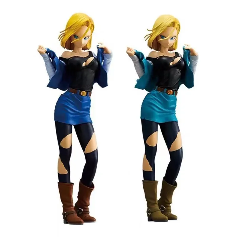2021 best selling 25cm high quality Oem custom Glitter & Glamours Android 18 B anime figures with great price