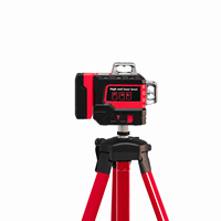 360 °   Niveau laser rotatif rechargeable haute précision 16L/12L pour activités intérieures et extérieures