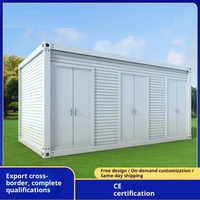 Maison préfabriquée conteneurisée mobile de haute qualité, personnalisable, pour garage et usage résidentiel, export transfrontalier, modèle Fireworks House