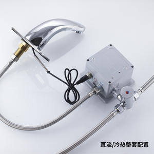 Grifo Automático Sin Contacto con Sensor, Montado en la Pared, para Lavabo, con Válvula de Cerámica, Solo Agua Fría y Caliente - Product Image 3