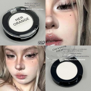 Palette di contornatura lucida da donna ombretto monocolore con brillantezza naturale in polvere per il viso - Product Image 4