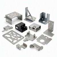 Support coulissant en tôle métallique réglable sur mesure, pièces de robot, galvanisé, estampage de précision OEM