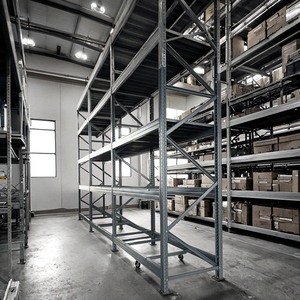Rak penyimpanan pekerjaan berat, sistem rak susun, rak logam gudang, rak palet baja - Product Image 1