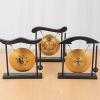 Wholesale 20CM Brass Gong Cymbals Desktop Instrument for Sound Meditation