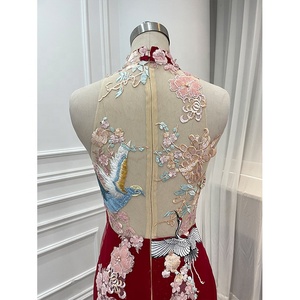 <span class=keywords><strong>Vestidos</strong></span> <span class=keywords><strong>de</strong></span> aniversario <span class=keywords><strong>de</strong></span> <span class=keywords><strong>boda</strong></span> personalizados <span class=keywords><strong>para</strong></span> mujer, Cheongsam vestido <span class=keywords><strong>de</strong></span> <span class=keywords><strong>noche</strong></span> rojo tradicional chino, apliques, <span class=keywords><strong>2022</strong></span> <span class=keywords><strong>de</strong></span> lujo - Product Image 6