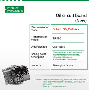 Nuevo cuerpo de válvula de transmisión automática TR580 original para <span class=keywords><strong>Subaru</strong></span> para Outback <span class=keywords><strong>CVT</strong></span> placa de circuito de aceite de transmisión sin fin - Product Image 5