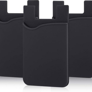 Precio al por mayor: Tarjetero de moda con adhesivo, accesorios para celular, billetera de bolsillo para tarjetas de crédito, estuche impreso con láser. - Product Image 2