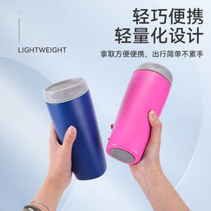 แก้วน้ำสแตนเลส304สุดสร้างสรรค์ขนาดกะทัดรัดพกพาได้แก้วกาแฟ350มล. ขวดสุญญากาศสำหรับเครื่องดื่มเย็น - Product Image 3