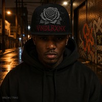 Casquette Trucker Vintage à 5 Panneaux avec Broderie Haute Qualité, Visière en Mousse et Dos en Maille, Style West Coast Chicano Streetwear Urbain, Vente en Gros