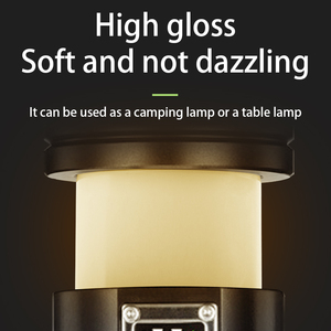 Có thể sạc lại LED Torch hiển thị kỹ thuật số đa chức năng khẩn cấp laser với đầy màu sắc sáng huỳnh quang đèn pin - Product Image 4