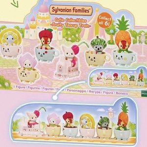 Vente en gros : Boîte mystère authentique <span class=keywords><strong>Sylvanian</strong></span> Families, mini-train et tasses à fruits, figurines mignonnes à collectionner, jouets de jeu d'imitation pour enfants - Product Image 2