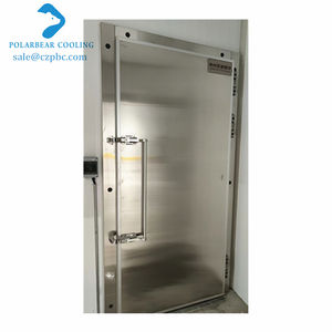Puerta de cámara frigorífica Medio enterrado Puerta abatible con bisagras individuales Fabricante Cerradura de <span class=keywords><strong>escape</strong></span> de aluminio Puerta de cámara frigorífica - Product Image 6