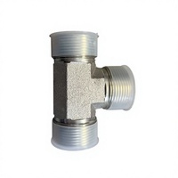 Raccord de tuyauterie hydraulique droit en acier au carbone forgé et acier inoxydable à haute étanchéité