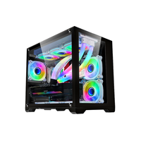 AntarcChill Manufacturers Custom Computer Case Gaming Casing Cabinet Desktop Pc Case MATX ITX Chassis Computer Tower Pc case